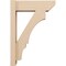 Ekena Millwork 6-in W x 18-in D x 26-in H Balboa Slat Rough Cedar Woodgrain TimberThane Outlooker, Primed Tan OUTUR060X18X26BOA24RCPR - alternate 5